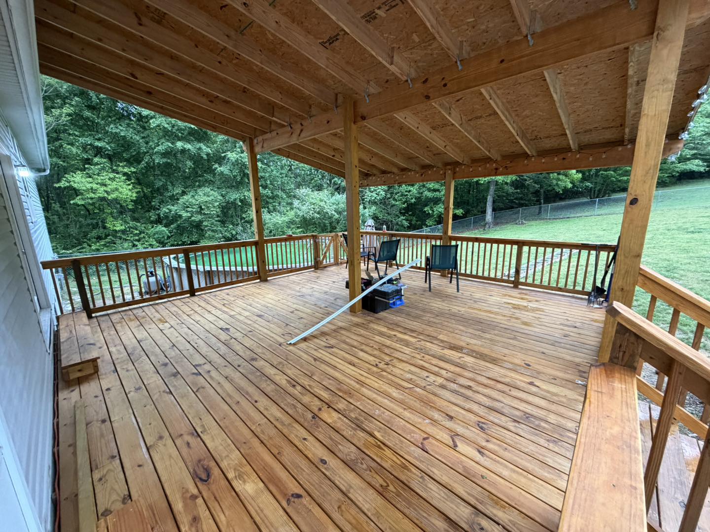 Quality deck construction detail