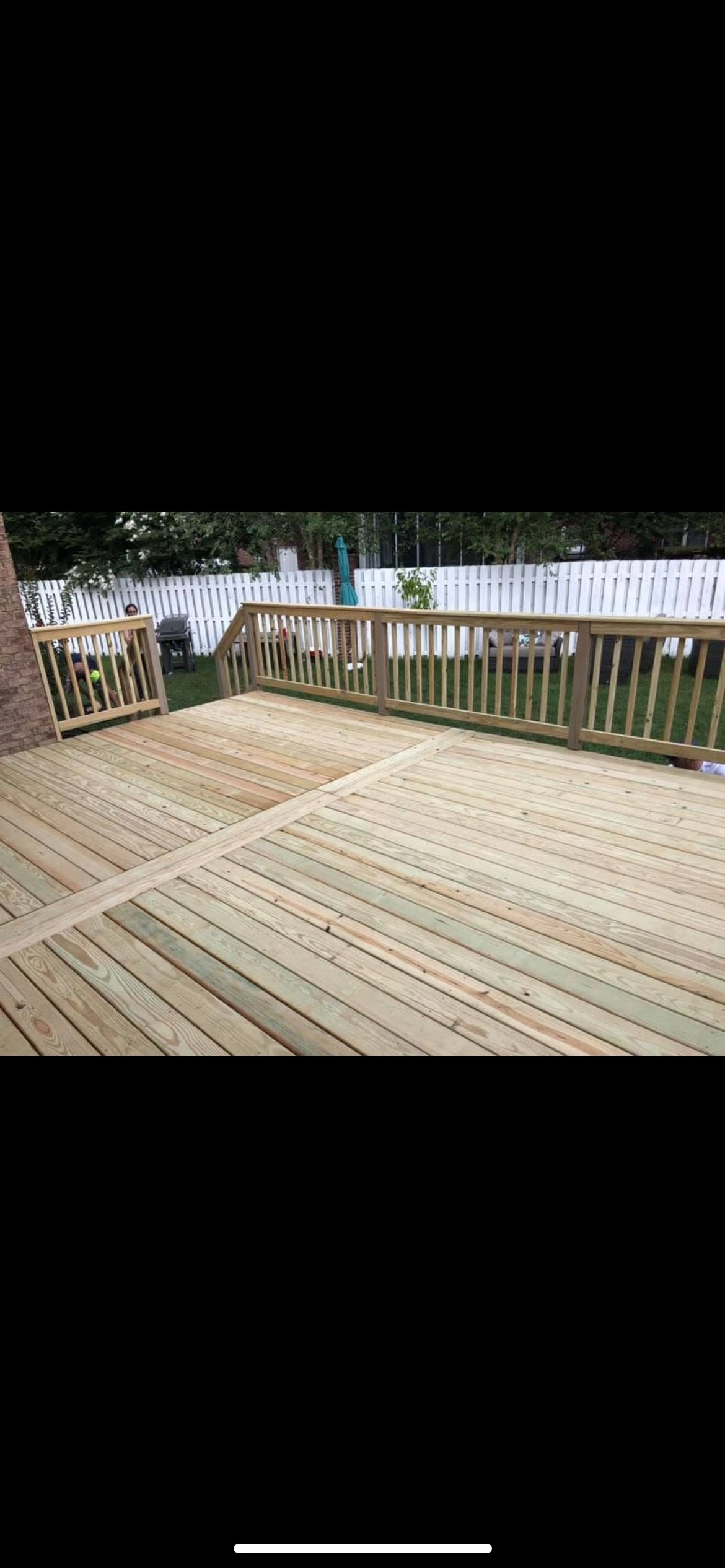Custom deck board detail work