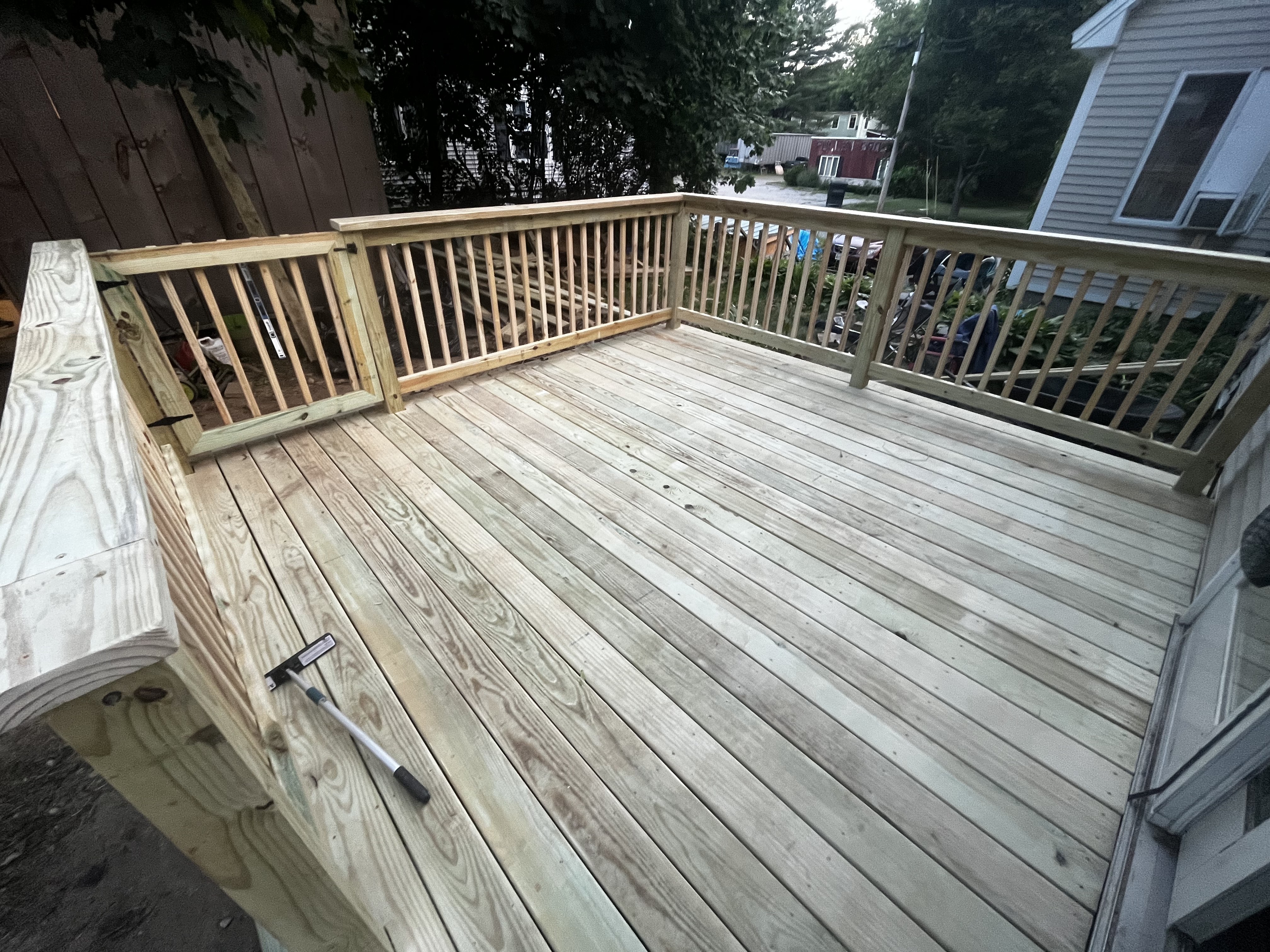 Custom wrought iron stair railings